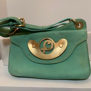 Fontana Suede Clutch/Handbag Made in Italy